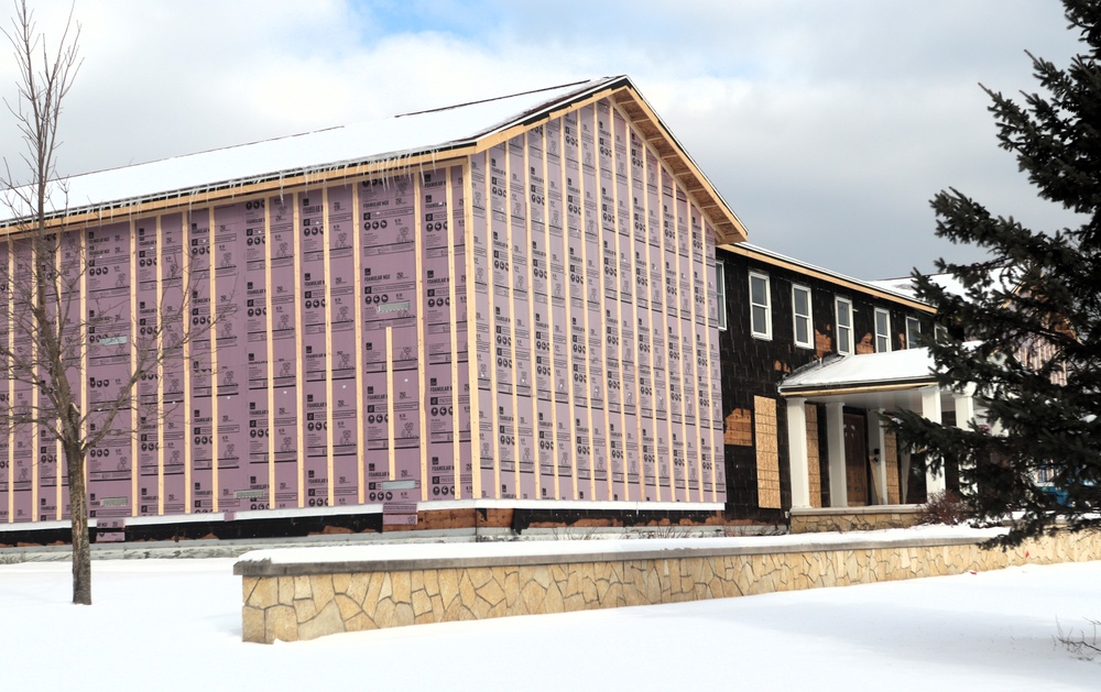 U.S. Army Garrison-Fort McCoy Headquarters building renovation under way; work began Oct. 1
