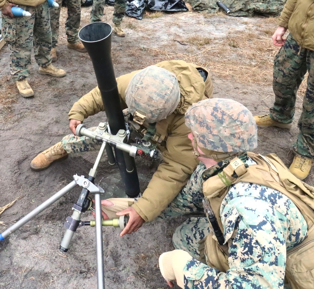JB MDL- 2 BN 25 Marines, Weapons Company Mortars