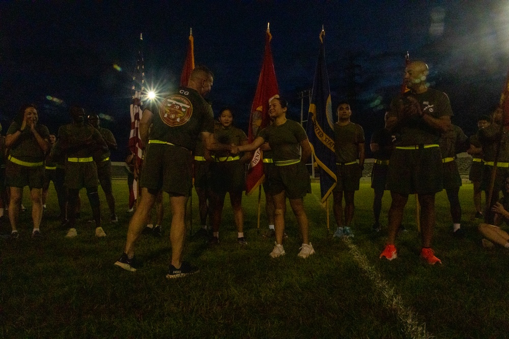 3rd Medical &amp; Dental Battalion Conduct Motivational Run &amp; Barracks Inspection
