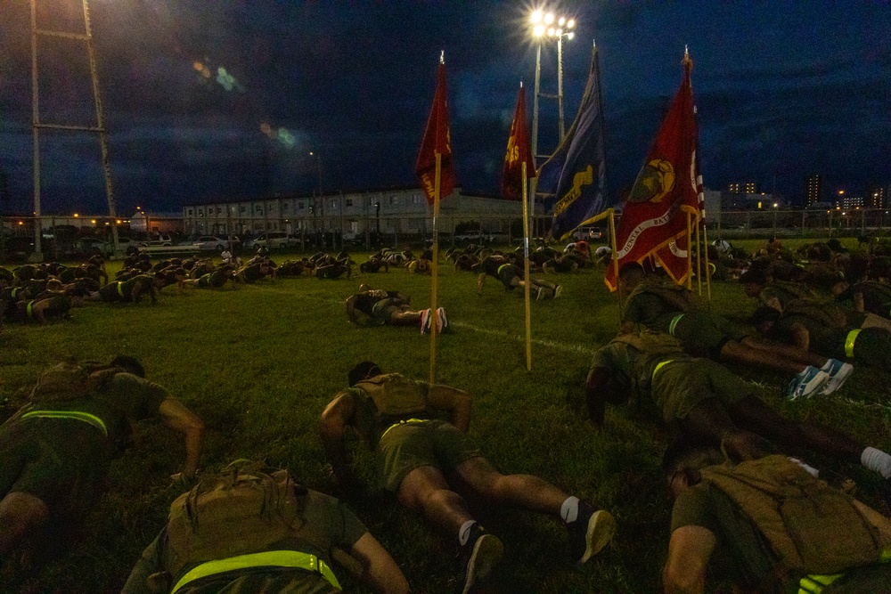 3rd Medical &amp; Dental Battalion Conduct Motivational Run &amp; Barracks Inspection