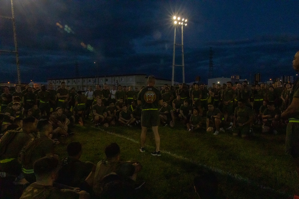 3rd Medical &amp; Dental Battalion Conduct Motivational Run &amp; Barracks Inspection