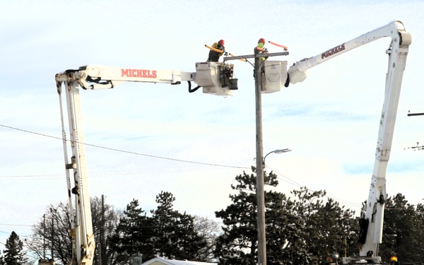 Work continues to upgrade Fort McCoy’s power grid to Wye Electrical System