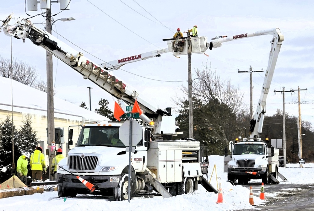 Work continues to upgrade Fort McCoy’s power grid to Wye Electrical System
