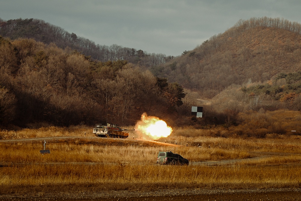 2-23 Infantry Conducts Combined Arms Live-Fire Exercise in South Korea