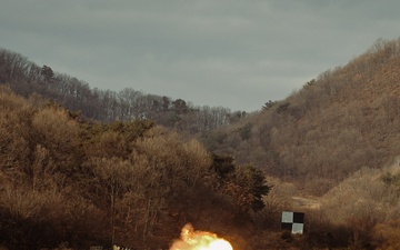 2-23 Infantry Conducts Combined Arms Live-Fire Exercise in South Korea