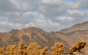 2-23 Infantry Conducts Combined Arms Live-Fire Exercise in South Korea