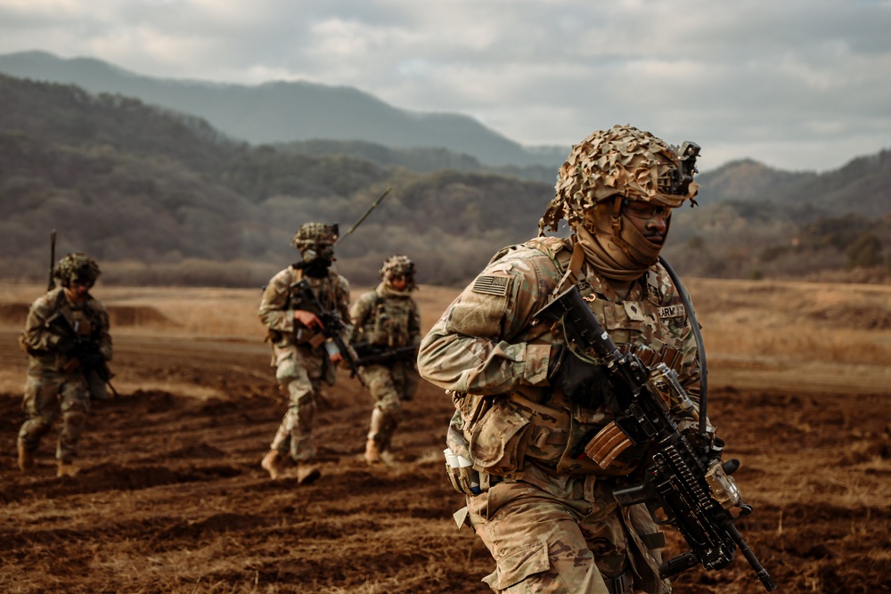 2-23 Infantry Conducts Combined Arms Live-Fire Exercise in South Korea
