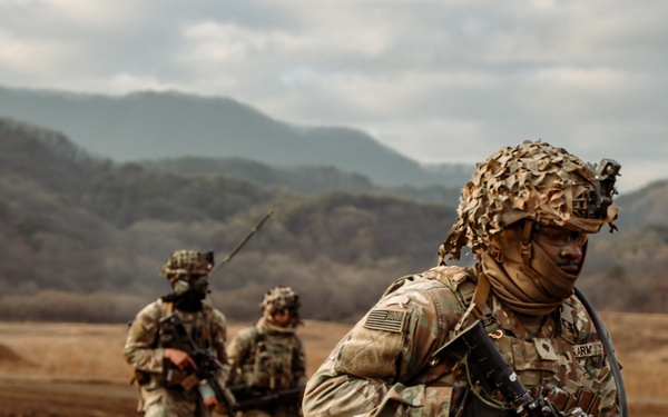 2-23 Infantry Conducts Combined Arms Live-Fire Exercise in South Korea