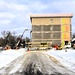 Fort McCoy’s $55.75 million Collective Training Officers Quarters Project construction continues during December