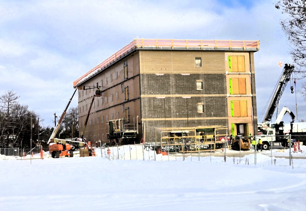 Fort McCoy’s $55.75 million Collective Training Officers Quarters Project nearly 35 percent finished as December 2025 begins