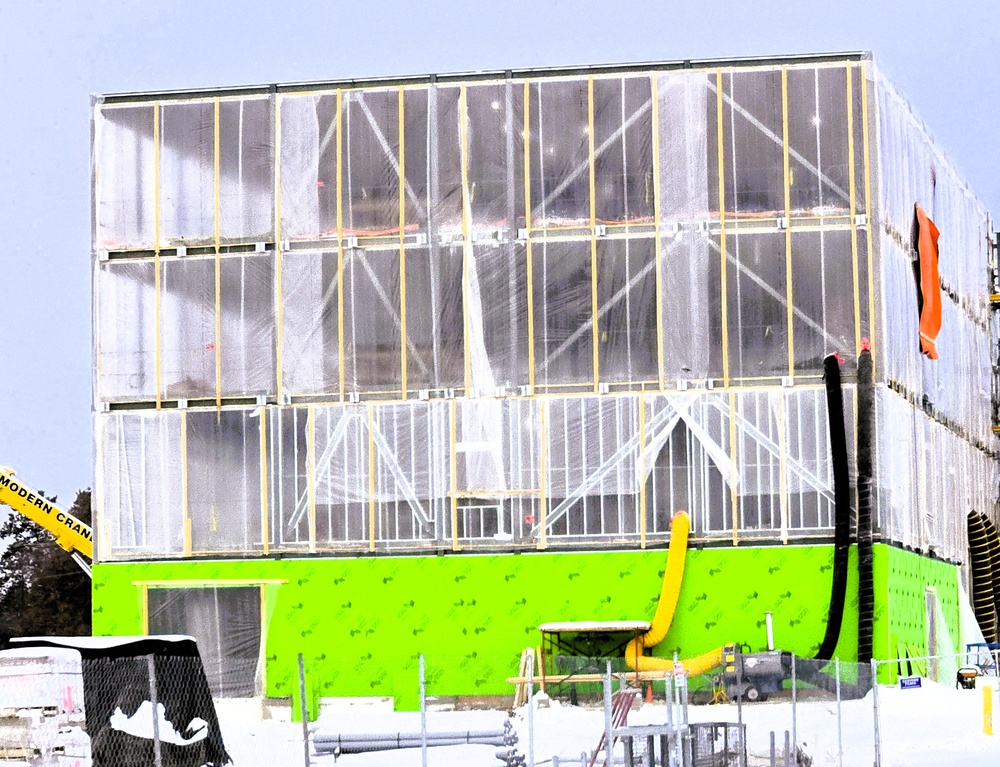 Fort McCoy’s $55.75 million Collective Training Officers Quarters Project nearly 35 percent finished as December 2025 begins