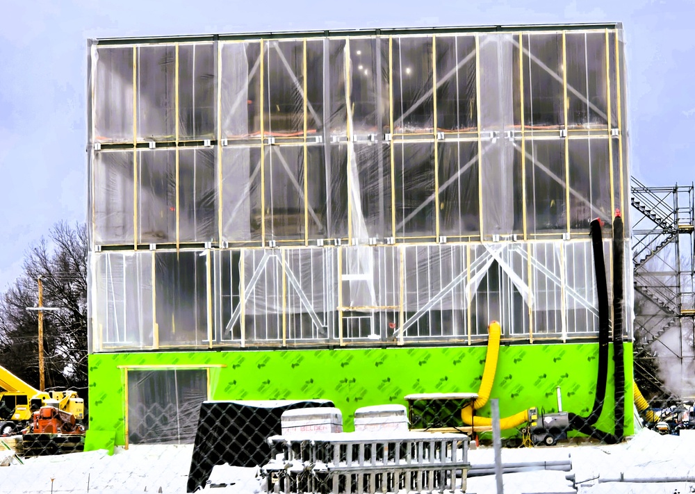 Fort McCoy’s $55.75 million Collective Training Officers Quarters Project nearly 35 percent finished as December 2025 begins