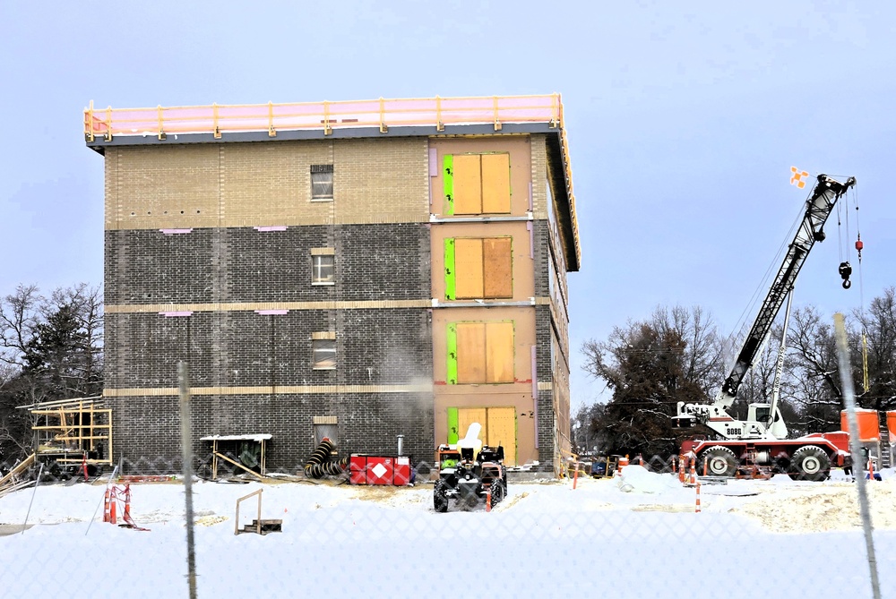 Fort McCoy’s $55.75 million Collective Training Officers Quarters Project nearly 35 percent finished as December 2025 begins