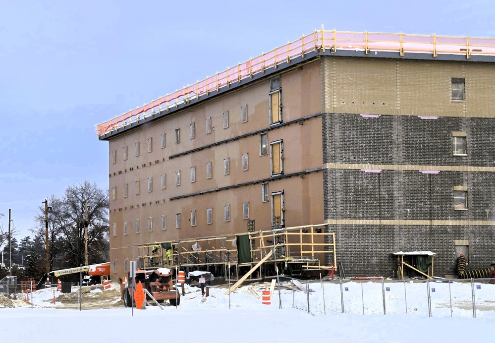 Fort McCoy’s $55.75 million Collective Training Officers Quarters Project nearly 35 percent finished as December 2025 begins