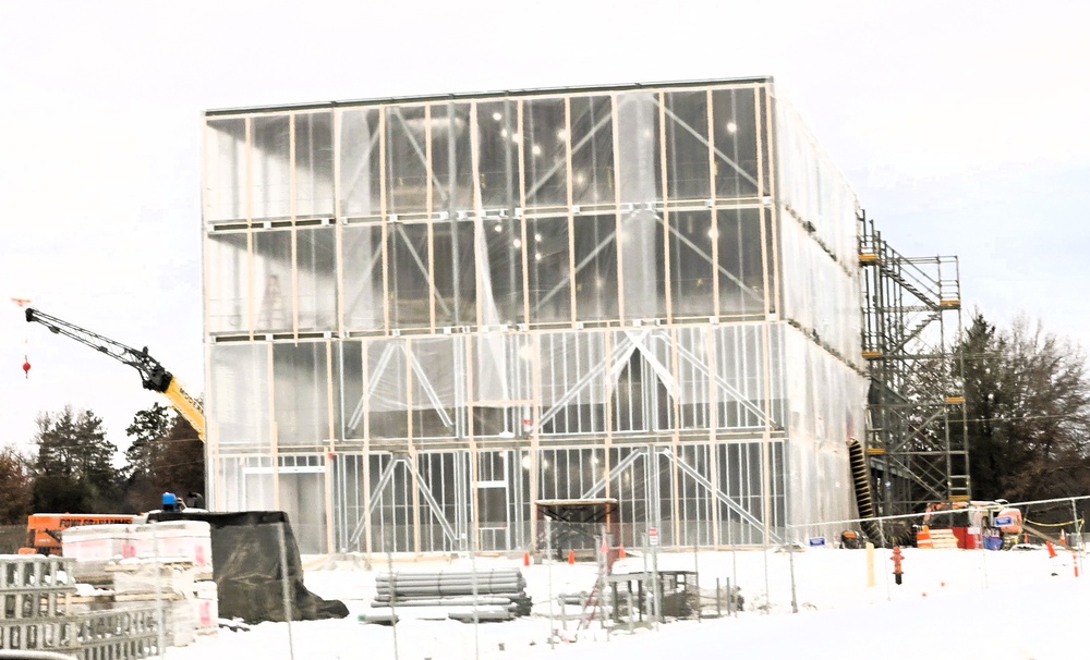 Fort McCoy’s $55.75 million Collective Training Officers Quarters Project nearly 35 percent finished as December 2025 begins