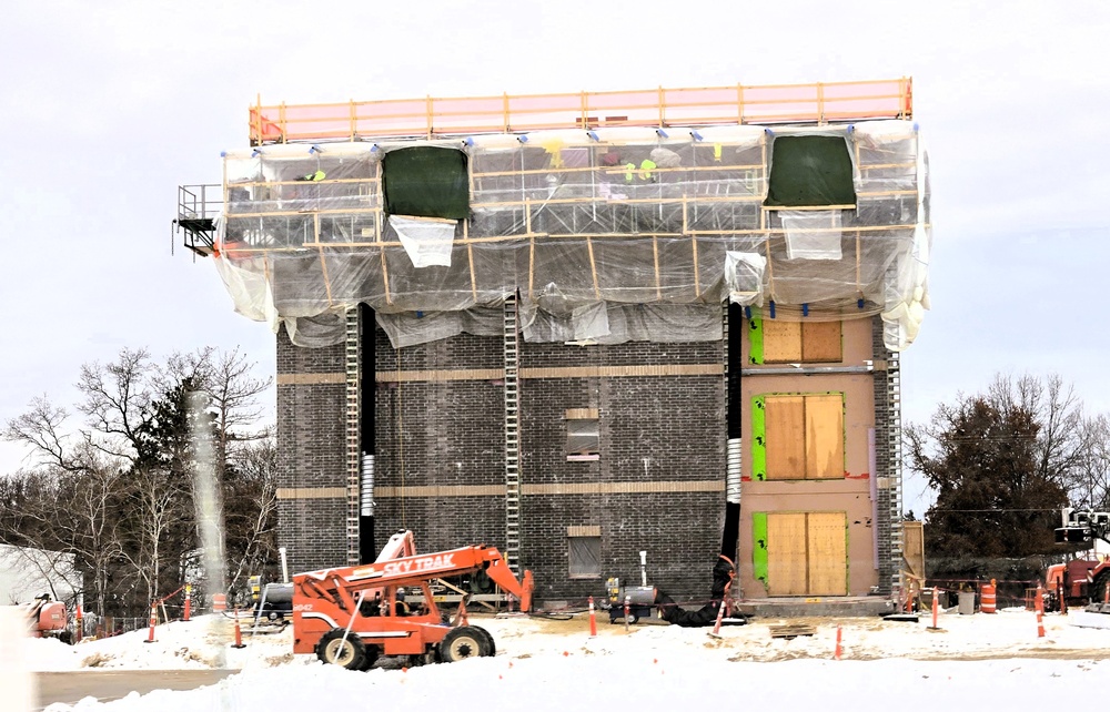 Fort McCoy’s $55.75 million Collective Training Officers Quarters Project nearly 35 percent finished as December 2025 begins