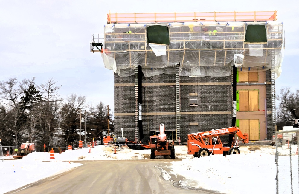 Fort McCoy’s $55.75 million Collective Training Officers Quarters Project nearly 35 percent finished as December 2025 begins