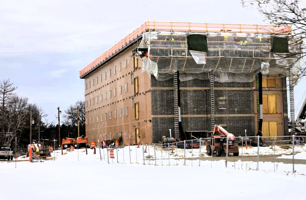 Fort McCoy’s $55.75 million Collective Training Officers Quarters Project nearly 35 percent finished as December 2025 begins