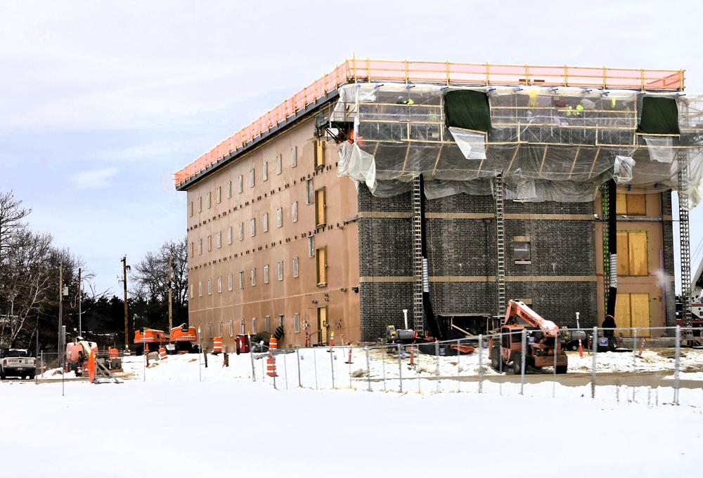 Fort McCoy’s $55.75 million Collective Training Officers Quarters Project nearly 35 percent finished as December 2025 begins