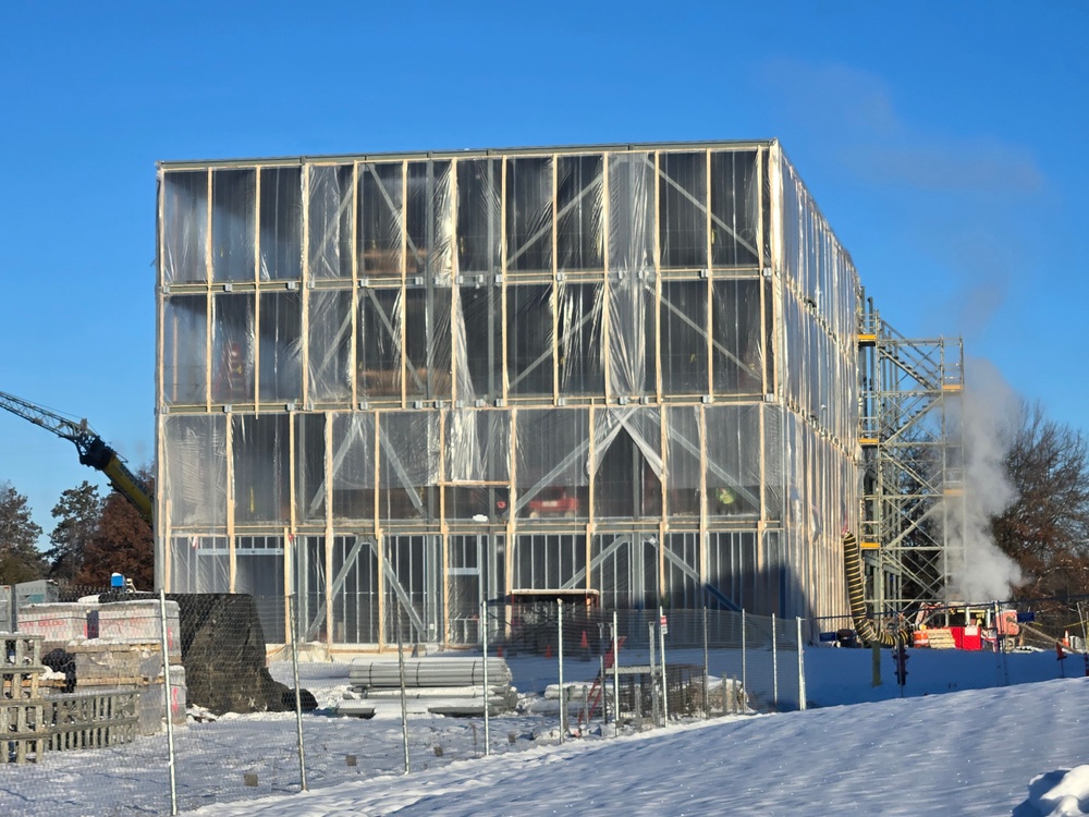 Fort McCoy’s $55.75 million Collective Training Officers Quarters Project nearly 35 percent finished as December 2025 begins