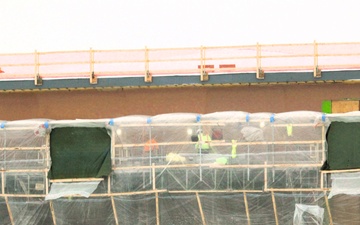 Fort McCoy’s $55.75 million Collective Training Officers Quarters Project construction continues during December