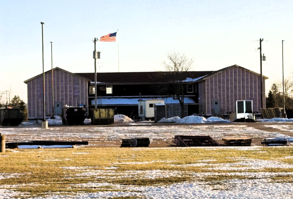 U.S. Army Garrison-Fort McCoy Headquarters building renovation under way