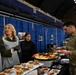 Secretary of War Serves National Guardsmen a Thanksgiving Meal