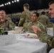 Secretary of War Serves National Guardsmen a Thanksgiving Meal