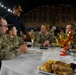 Secretary of War Serves National Guardsmen a Thanksgiving Meal