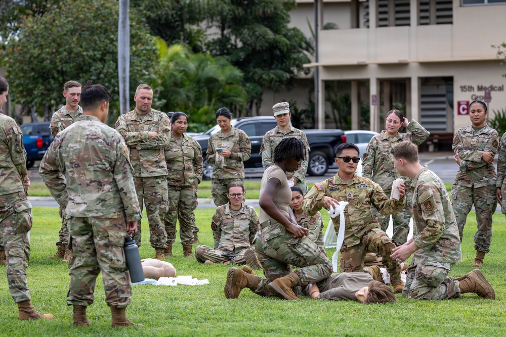 25th CAB Trains with Air Force 15th Medical Group