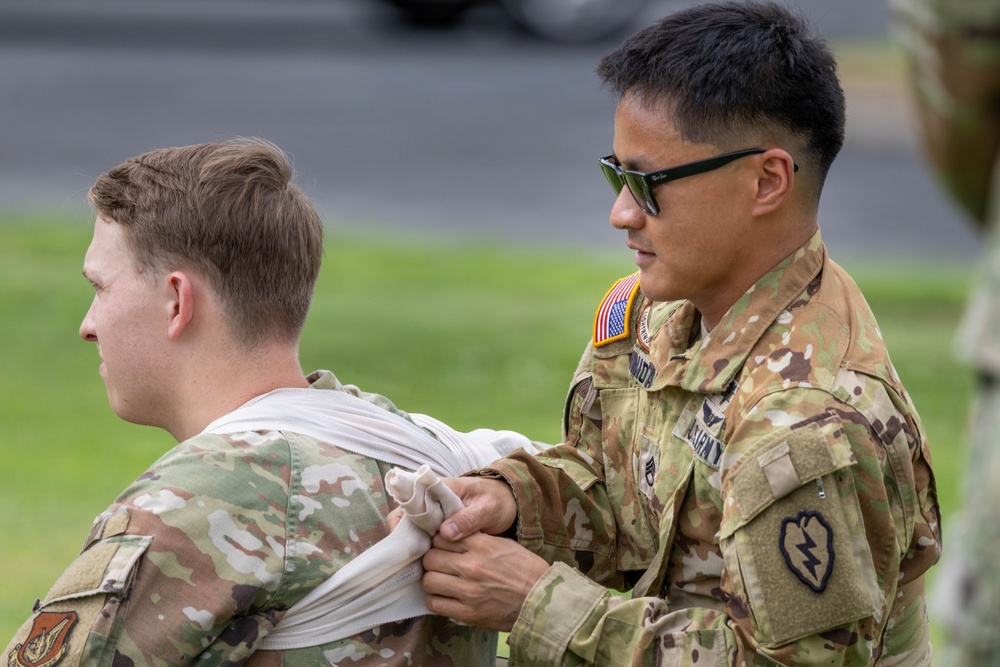 25th CAB Trains with Air Force 15th Medical Group