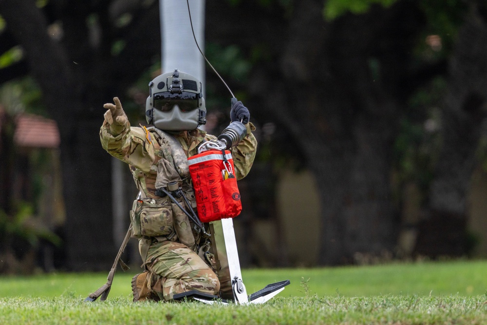 25th CAB Trains with Air Force 15th Medical Group