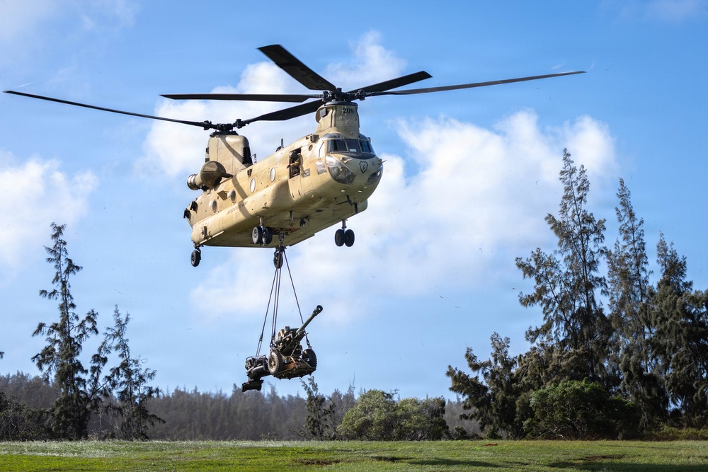 25th CAB and DIVARTY conduct M119 Howitzer Dry Fire