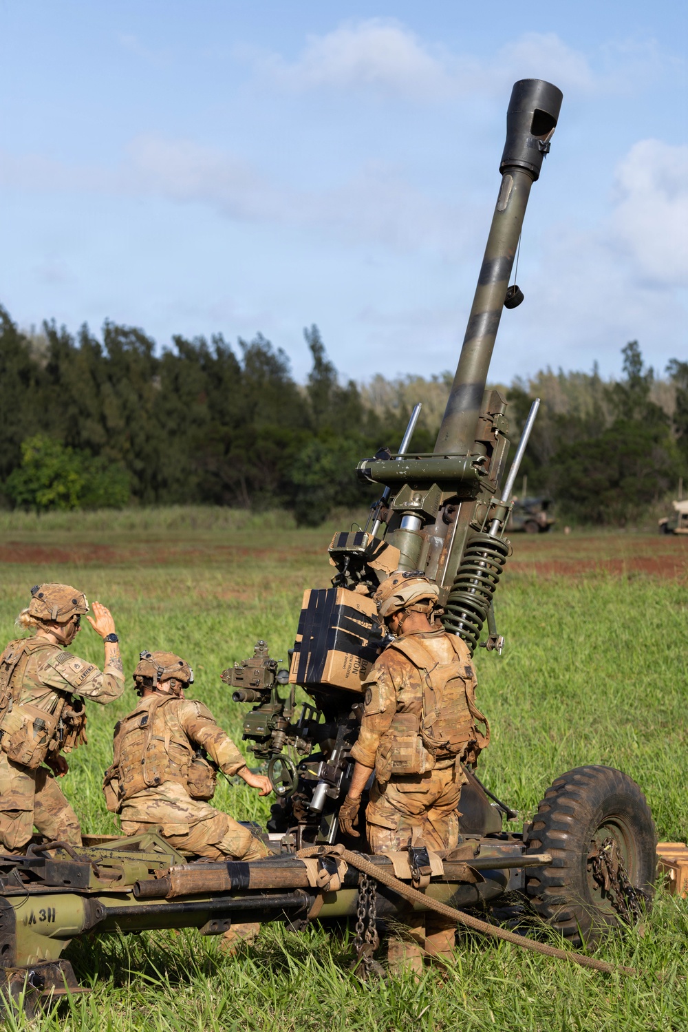 25th CAB and DIVARTY conduct M119 Howitzer Dry Fire