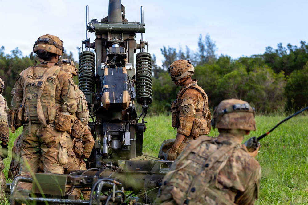 25th CAB and DIVARTY conduct M119 Howitzer Dry Fire