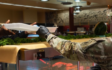 Team Osan leaders join Airmen for holiday meal