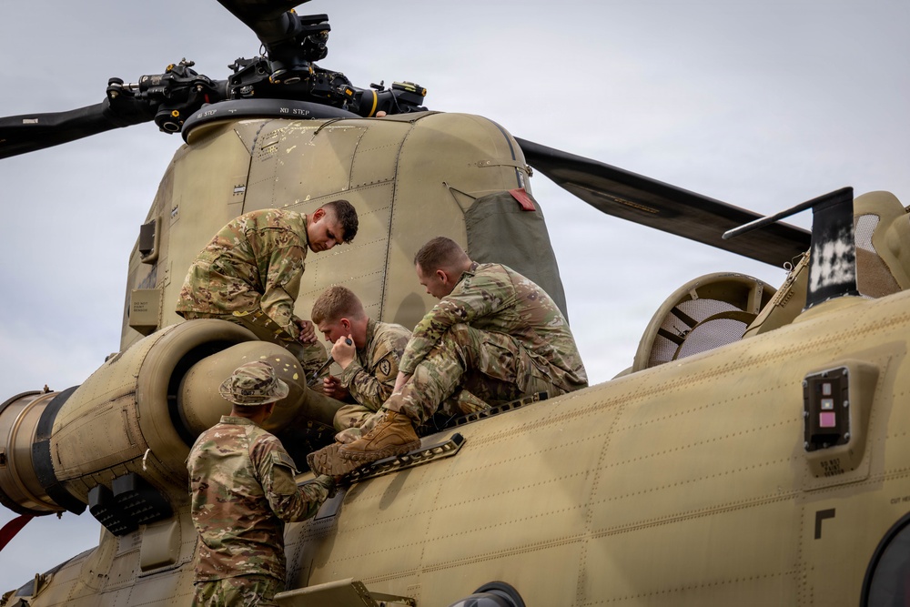 25th CAB Conducts Maintenance at Ford Island