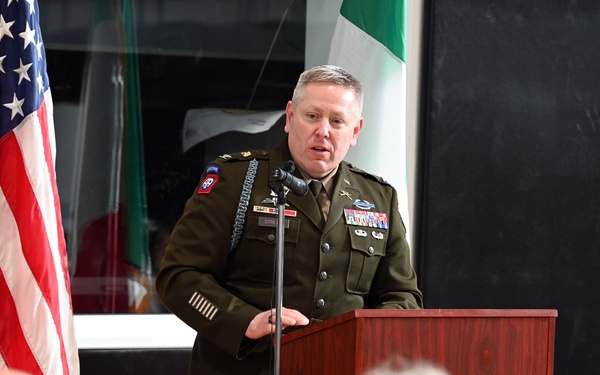 Italian Base Commander for the U.S. installations in Vicenza Change of Command Ceremony