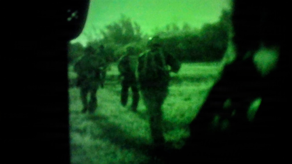 25th CAB Conducts Night Air Assault Operation