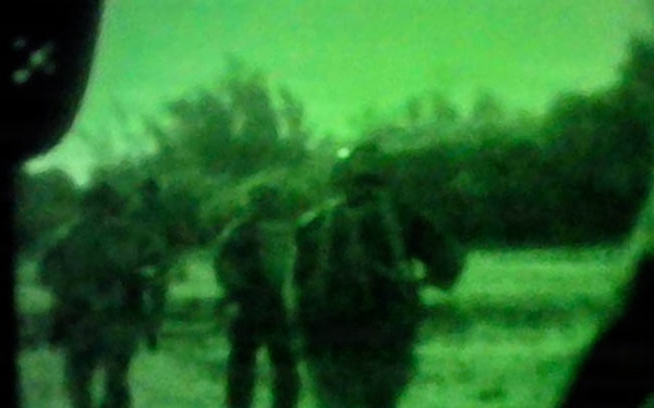 25th CAB Conducts Night Air Assault Operation