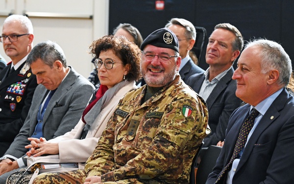 Italian Base Commander for the U.S. installations in Vicenza Change of Command Ceremony