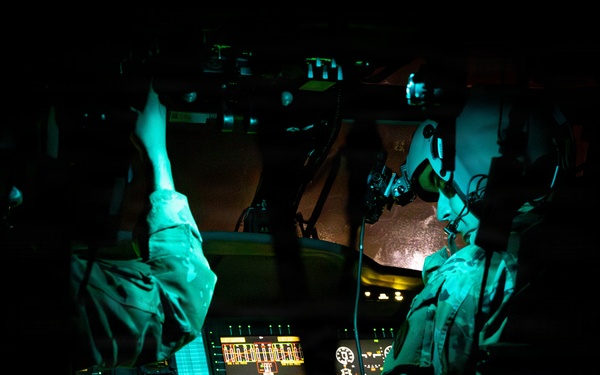 25th CAB Conducts Night Air Assault Operation
