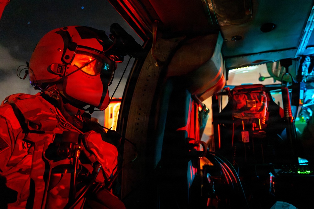 25th CAB Conducts Night Air Assault Operation