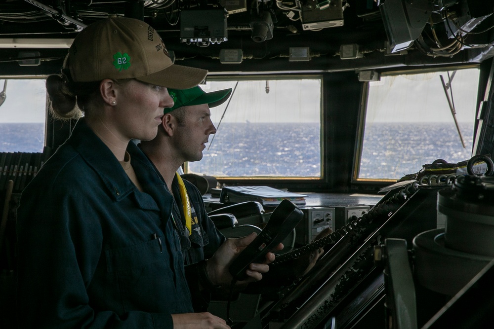 USS Fitzgerald (DDG 62) conducts routine underway operations