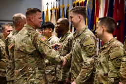USAREUR-AF G2 Col. Harty Recognizes Soldiers' Outstanding Achievements in Avenger Triad 25