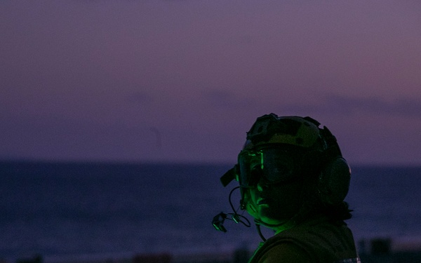 USS Tripoli Conducts F-35 Flight Operations