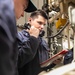 USS Mitscher (DDG 57) Sailors conduct engineering casualty drill underway