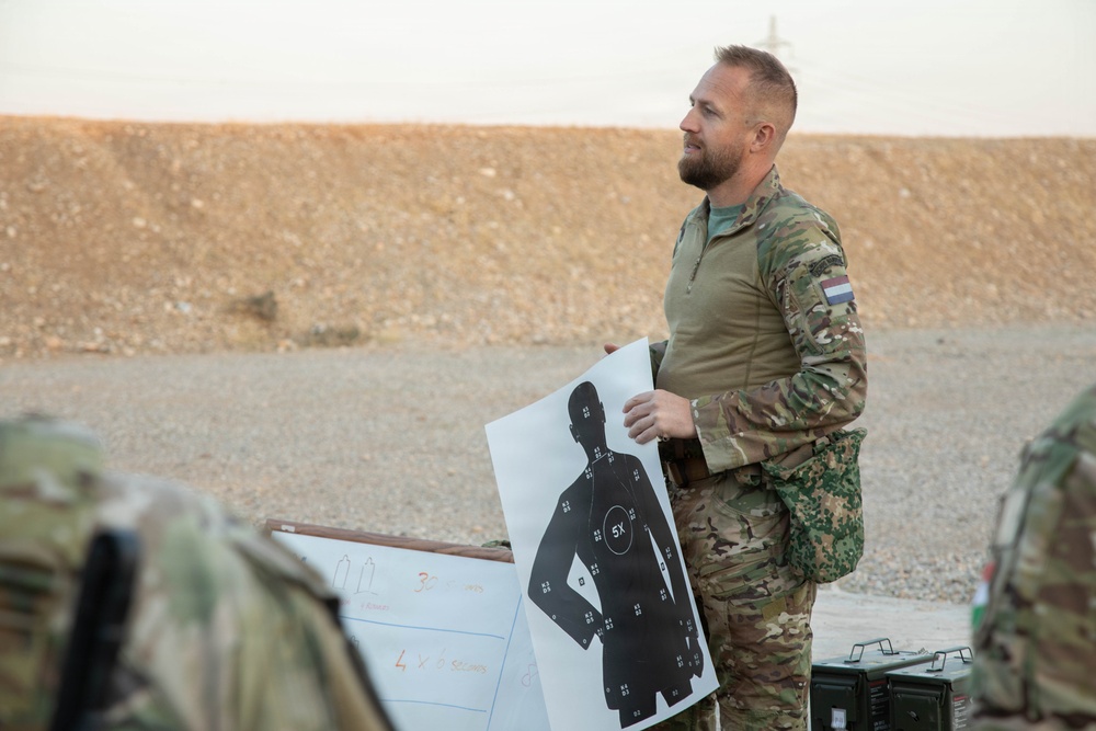 Coalition Forces test their mettle for a Dutch Qualification Badge