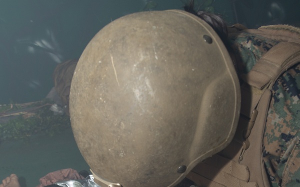 U.S. Navy Hospital Corpsman participate in the culminating event of a Combat Medical Course