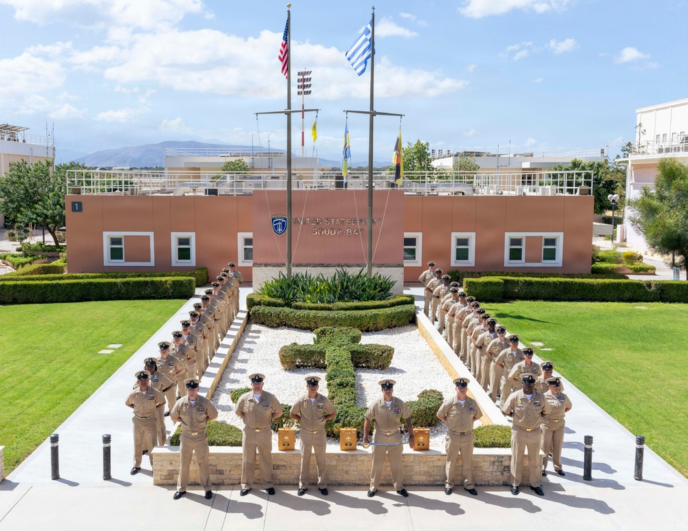 NSA Souda Bay Chief Pinning Ceremony 2025